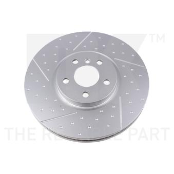 Jeu de 2 disques de frein avant NK OEM 34106864133