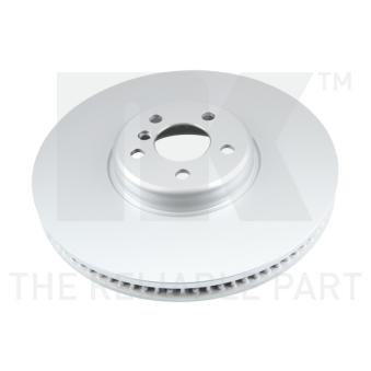 Jeu de 2 disques de frein arrière NK [3115142]