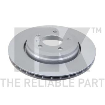 Jeu de 2 disques de frein arrière NK OEM 34216855157