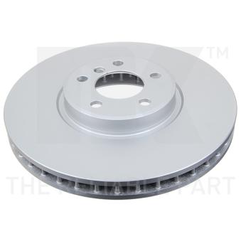 Jeu de 2 disques de frein avant NK 311584 pour BMW X5 4.8is - 360cv