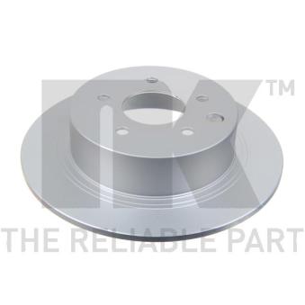 Jeu de 2 disques de frein arrière NK 312273 pour MINI MINI 1.5 DCI - 110cv