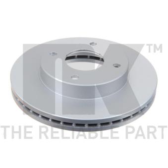 Jeu de 2 disques de frein avant NK OEM 402063LG0B