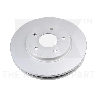 Jeu de 2 disques de frein avant NK [312285]