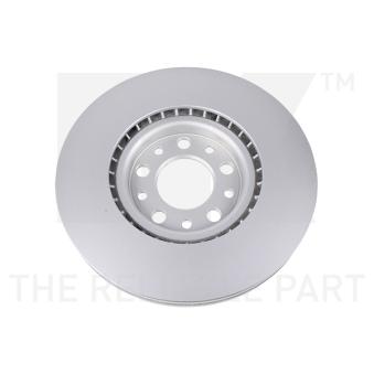 Jeu de 2 disques de frein avant NK 312370 pour SUBARU LEONE 1.6 E-torQ - 110cv