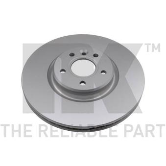 Jeu de 2 disques de frein avant NK 3125105 pour FORD TRANSIT CONNECT 1.6 TDCi - 95cv