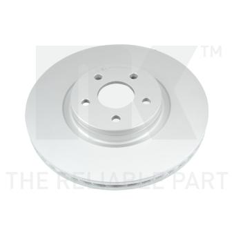 Jeu de 2 disques de frein arrière NK [3125119]