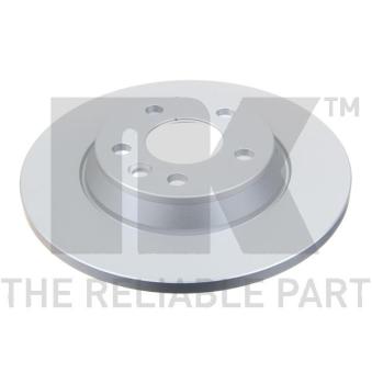 Jeu de 2 disques de frein arrière NK OEM 7D0615601A