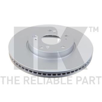 Jeu de 2 disques de frein avant NK OEM 45251TEAT00