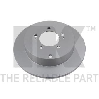 Jeu de 2 disques de frein arrière NK OEM 1611500480