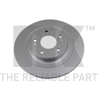 Jeu de 2 disques de frein arrière NK OEM 4615A125