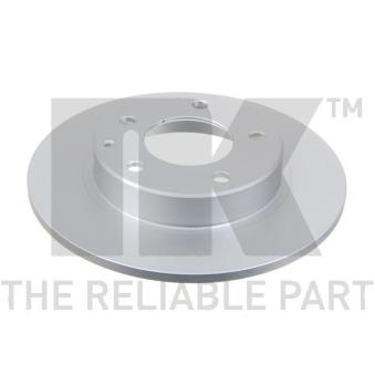 Jeu de 2 disques de frein arrière NK 313228 pour CITROEN C4 2.0 TD - 110cv