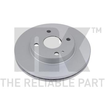 Jeu de 2 disques de frein avant NK 313232 pour FORD TRANSIT COURIER 1.6 - 84cv