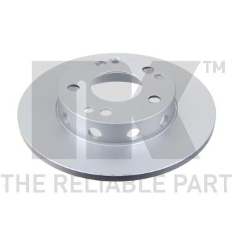 Jeu de 2 disques de frein avant NK OEM 2014210812