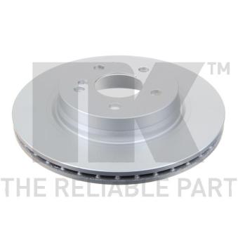 Jeu de 2 disques de frein arrière NK OEM 0004231212