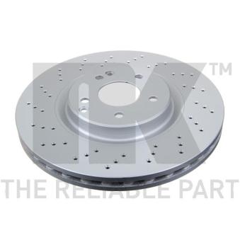 Jeu de 2 disques de frein avant NK OEM A2034211312