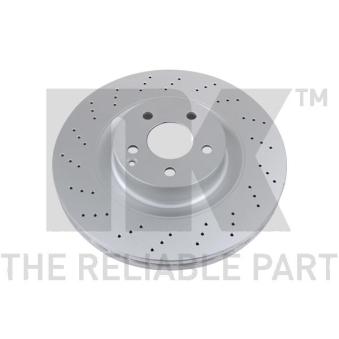 Jeu de 2 disques de frein avant NK OEM A2214211112