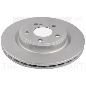 Jeu de 2 disques de frein arrière NK OEM A2464230812