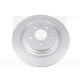 Jeu de 2 disques de frein arrière NK OEM 1664230600
