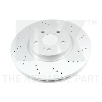 Jeu de 2 disques de frein arrière NK [3133166]