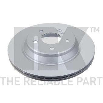 Jeu de 2 disques de frein arrière NK OEM A2204230212