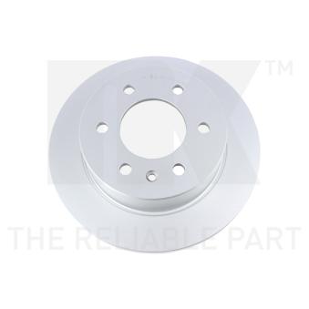 Jeu de 2 disques de frein arrière NK 313398