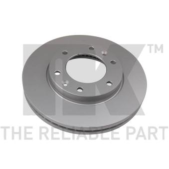 Jeu de 2 disques de frein avant NK 313436 pour HONDA INSIGHT 2.5 CRDi - 110cv