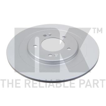 Jeu de 2 disques de frein arrière NK OEM 584113Z700