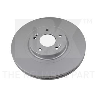Jeu de 2 disques de frein avant NK OEM 517122W700
