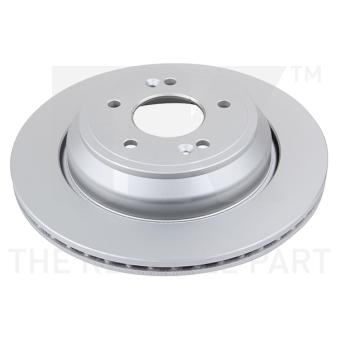 Jeu de 2 disques de frein arrière NK 313454