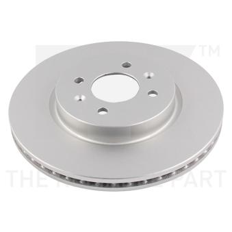 Jeu de 2 disques de frein avant NK 313457 pour AUDI A6 1.6 CRDi - 110cv