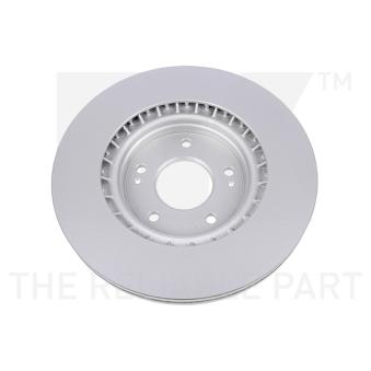 Jeu de 2 disques de frein avant NK 313458 pour CADILLAC SRX 1.6 CRDi - 110cv