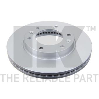 Jeu de 2 disques de frein avant NK OEM 517124D000