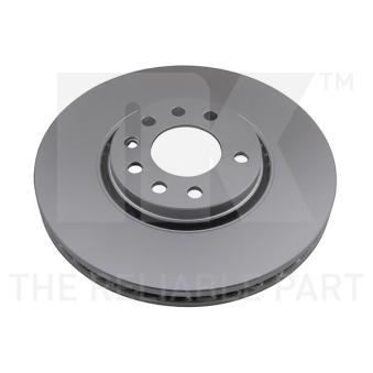 Jeu de 2 disques de frein avant NK OEM 93171500