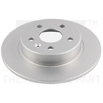 Jeu de 2 disques de frein arrière NK 313681 pour AUDI A6 1.6 CDTi - 110cv