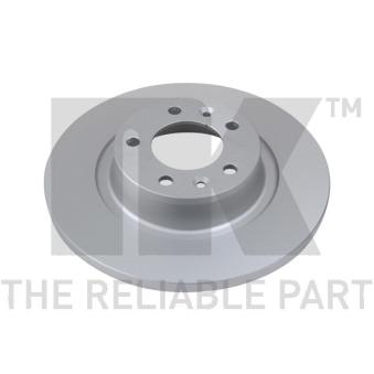 Jeu de 2 disques de frein arrière NK OEM 424922