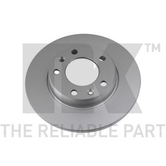 Jeu de 2 disques de frein arrière NK OEM 1642776280