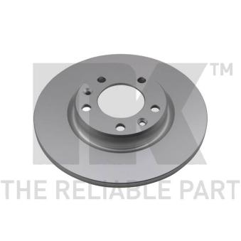 Jeu de 2 disques de frein arrière NK OEM 3642786