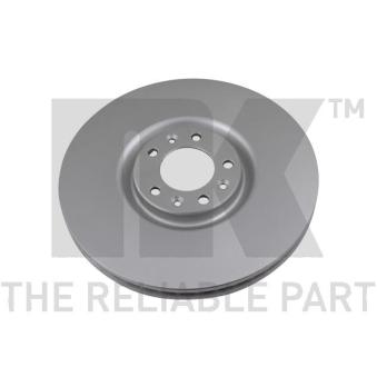 Jeu de 2 disques de frein avant NK [313751]