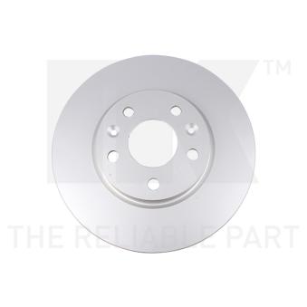 Jeu de 2 disques de frein avant NK 3139108 pour ISUZU MIDI E-TECH 145 - 143cv