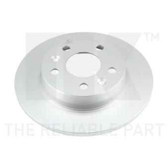 Jeu de 2 disques de frein arrière NK [3139122]