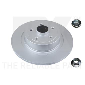 Jeu de 2 disques de frein arrière NK OEM 8200266043