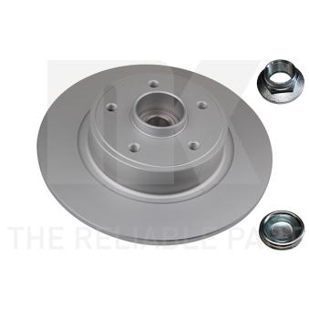 Jeu de 2 disques de frein arrière NK OEM 7701208850