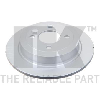 Jeu de 2 disques de frein arrière NK OEM 34211503070