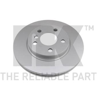 Jeu de 2 disques de frein avant NK 314048 pour AUDI A4 One First - 75cv