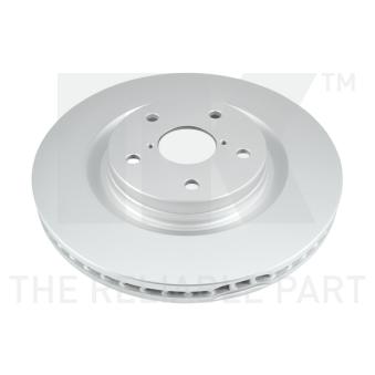 Jeu de 2 disques de frein avant NK [314430]