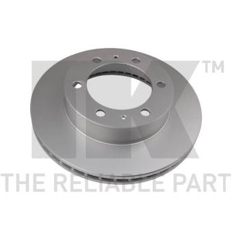 Jeu de 2 disques de frein avant NK OEM 435120K070