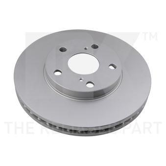 Jeu de 2 disques de frein avant NK [314549]