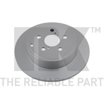 Jeu de 2 disques de frein arrière NK OEM 4243105060