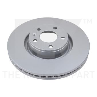 Jeu de 2 disques de frein avant NK OEM 4E0615301AD