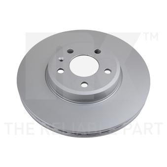 Jeu de 2 disques de frein avant NK OEM 8W0615301G